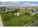 Aerial view of a park featuring playground and green space in the community at 6520 S Newcastle Way, Aurora, CO 80016