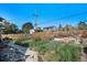 The private backyard offers a garden space ready for your personal touch, featuring a wooden fence and rock accents at 481 Cragmore St, Denver, CO 80221