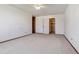 Spacious bedroom with neutral carpet and ceiling fan, offering a blank canvas for personalization and comfort at 745 S Alton Way # 9B, Denver, CO 80247