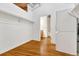 Bright laundry room with side-by-side washer and dryer near the full bathroom with a shower at 1745 Wazee St # 2B, Denver, CO 80202