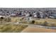 Aerial view of a neighborhood park, baseball field, and playground equipment at 3206 Columbine Ct, Broomfield, CO 80020