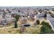 Aerial view of neighborhood park and playground with surrounding homes at 3206 Columbine Ct, Broomfield, CO 80020