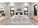 Serene bedroom with plush bedding, large windows, and ensuite bathroom access at 6561 S Harlan Ct, Littleton, CO 80123
