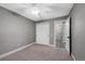 Bedroom with carpet, a ceiling fan, and a closet at 11245 San Joaquin Rdg, Littleton, CO 80127