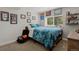 Inviting bedroom bathed in natural light, showcasing its serene ambiance and comfortable furnishings at 1380 Oak Valley Rd, Sedalia, CO 80135