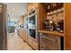 Well-equipped kitchen featuring stainless steel appliances and ample cabinet space at 1380 Oak Valley Rd, Sedalia, CO 80135
