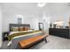 Basement bedroom with neutral colors, ample natural light, and modern decor at 9220 Yucca Way, Thornton, CO 80229