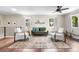 Cozy living room showcasing hardwood floors, comfortable seating, and tasteful decor at 9220 Yucca Way, Thornton, CO 80229