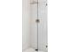 Modern shower with glass enclosure, white tile, and updated shower fixture at 121 S Ivy St, Denver, CO 80224