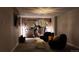 Finished basement rec room with pop culture art and playful seating arrangement at 640 N Magnolia St, Denver, CO 80220