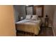 Cozy bedroom featuring soft lighting and a decorative bed frame with coordinated decor at 640 N Magnolia St, Denver, CO 80220