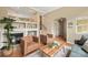 Bright living room featuring hardwood floors and a decorative fireplace at 3712 Wolff St, Denver, CO 80212