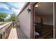 Balcony view showcasing the open doorway to the interior at 7700 W Glasgow Pl # 24C, Littleton, CO 80128