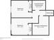 A floor plan for the basement including bedrooms, laundry, and storage including dimensions of each room at 9442 W Walden Ave, Littleton, CO 80128