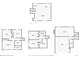 A compilation of floor plans, including the main floor, second floor, basement, and lower level layouts at 9442 W Walden Ave, Littleton, CO 80128