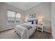 Comfortable bedroom with a large window, cozy bedding, and neutral decor at 9433 Torrey Way, Arvada, CO 80007