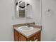 Bathroom with single vanity and a large mirror at 23730 E Otero Dr, Aurora, CO 80016