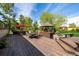 Large backyard deck with multiple seating areas at 10037 Allison Ct, Broomfield, CO 80021