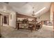 Upper level hallway with a wooden railing overlooking the living room at 10037 Allison Ct, Broomfield, CO 80021