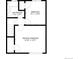 Detailed second floor plan of a home including a bathroom, bedroom, and primary bedroom at 6002 E 29Th Ave, Denver, CO 80207