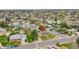 Bird's-eye perspective of a residential property in a neighborhood setting at 3451 Highland Pl, Westminster, CO 80031