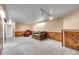 Finished basement with recessed lighting features plush carpeting and wood paneled walls at 3451 Highland Pl, Westminster, CO 80031