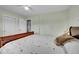 A spacious bedroom featuring a double bed, a ceiling fan, and a large closet at 3451 Highland Pl, Westminster, CO 80031