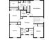 Second story floor plan featuring bedrooms, game room, bathrooms, laundry room, and walk-in closet at 2235 Alyssa St, Fort Lupton, CO 80621