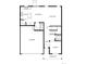 Layout of the first floor including the kitchen, dining room, Gathering room, garage, flex room, and covered porch at 2235 Alyssa St, Fort Lupton, CO 80621
