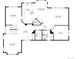 First floor plan highlighting the kitchen, living room, dining area, foyer, and office with dimensions at 924 Glen Oaks Ave, Castle Pines, CO 80108