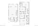 Floor plan of a two-story home with a spacious living room, kitchen, primary bedroom, and loft at 5240 N Raleigh St, Denver, CO 80212