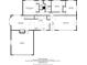 Floorplan showing layout of main level including primary bedroom, living room and garage at 937 S Cole Dr, Lakewood, CO 80228