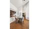 Bright dining area with modern furnishings and views of the kitchen appliances at 501 Manhattan Dr # 202, Boulder, CO 80303