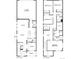Detailed floor plan illustrating a two-story layout with spacious living areas, four bedrooms, and two-car garage at 24251 E 54Th Pl, Aurora, CO 80019