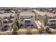 Aerial view of home, showcasing back deck and fenced yard at 11916 S Meander Way, Parker, CO 80138