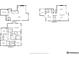 Detailed three-story floor plan showcasing the layout of the home with room dimensions and key features at 11916 S Meander Way, Parker, CO 80138