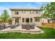 Backyard with a comfortable lounge area and patio furniture at 4850 Bluegate Ln, Highlands Ranch, CO 80130