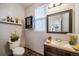 Well-maintained bathroom with neutral walls, and a vanity with sink at 4850 Bluegate Ln, Highlands Ranch, CO 80130