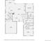 Floor plan featuring kitchen, living room, primary bedroom and ensuite, and garage at 6652 W Asbury Pl, Lakewood, CO 80227