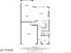 Floor plan of first floor with dimensions and layout of garage, kitchen, and living room at 9375 Joyce Way, Arvada, CO 80007