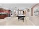 Basement game room with air hockey table at 7999 S Blackstone Pkwy, Aurora, CO 80016
