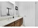 Simple bathroom with vanity and updated fixtures at 7999 S Blackstone Pkwy, Aurora, CO 80016