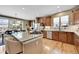 Spacious kitchen featuring granite countertops and stainless steel appliances at 7999 S Blackstone Pkwy, Aurora, CO 80016