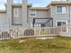 Backyard view with a patio, pergola, and fenced yard, ideal for outdoor living at 12089 W Chenango Dr, Morrison, CO 80465