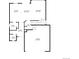 Floor plan for the second floor shows kitchen, dining area, living room, garage, hall and other room at 432 N Patsburg St, Aurora, CO 80018