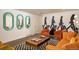 Well-designed living room featuring custom wall art and eye-catching decor at 7039 Otis Ct, Arvada, CO 80003