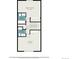 Two-story floor plan with primary bedroom and two baths at 17111 E Stanford Ave # C, Aurora, CO 80015