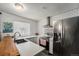 Modern kitchen featuring stainless steel appliances and white subway tile at 17111 E Stanford Ave # C, Aurora, CO 80015