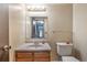 Small bathroom with single vanity and toilet at 2325 15Th Ave, Longmont, CO 80503