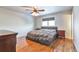 Bright bedroom with hardwood floors and a ceiling fan at 2325 15Th Ave, Longmont, CO 80503